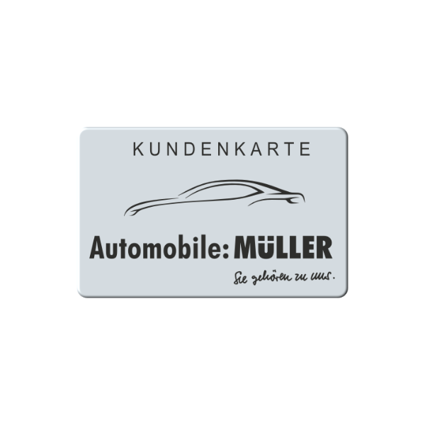 Kundenkarte von Automobile Müller