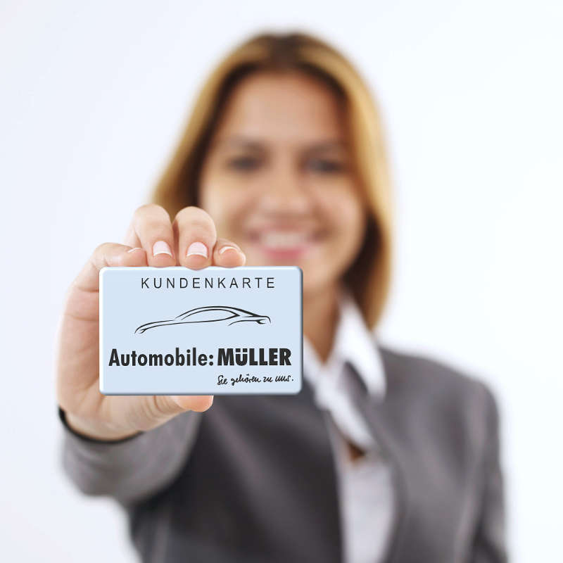 Die Kundenkarte von Automobile Müller